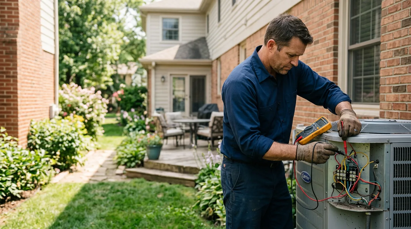 HVAC technician working near El Sobrante, CA